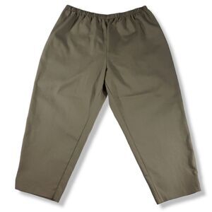 Vintage Roaman's Capri Pants Size 38W Women's Plus Size Capris Elastic Waist